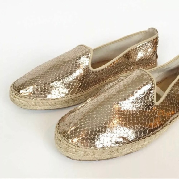 DV Dolce Vita Metallic, Gold, Espadrille, Flats - Picture 9 of 13